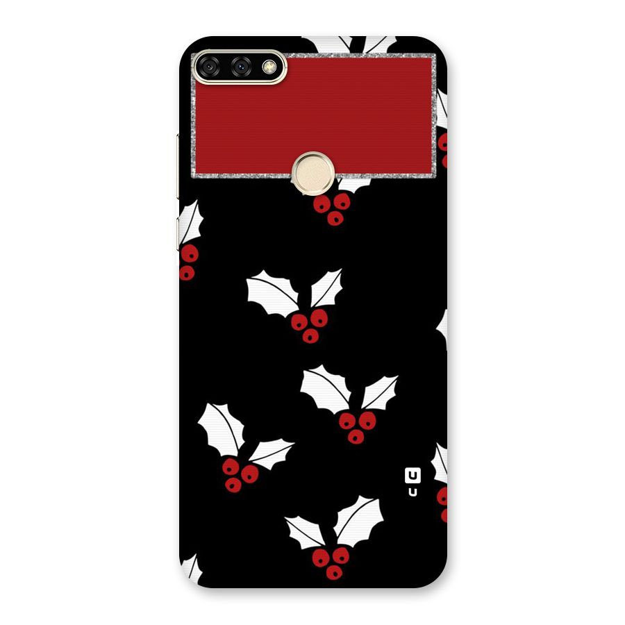 Cherry Leaf Design Back Case for Honor 7A