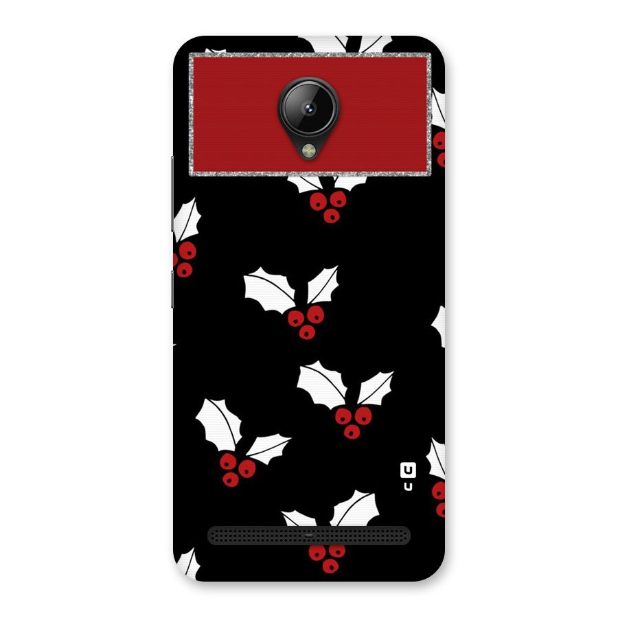 Cherry Leaf Design Back Case for Lenovo C2