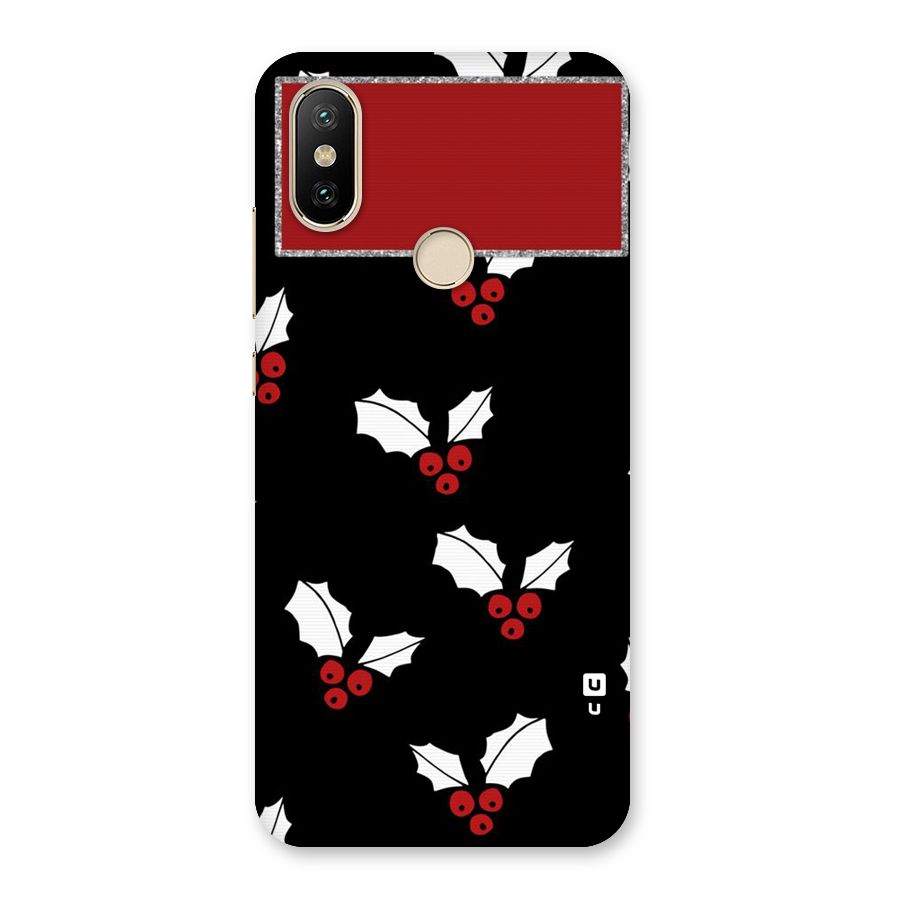 Cherry Leaf Design Back Case for Mi A2