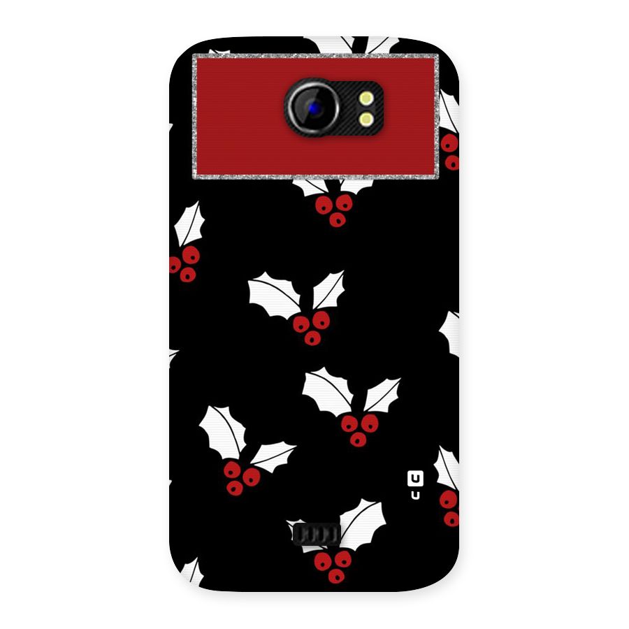 Cherry Leaf Design Back Case for Micromax Canvas 2 A110