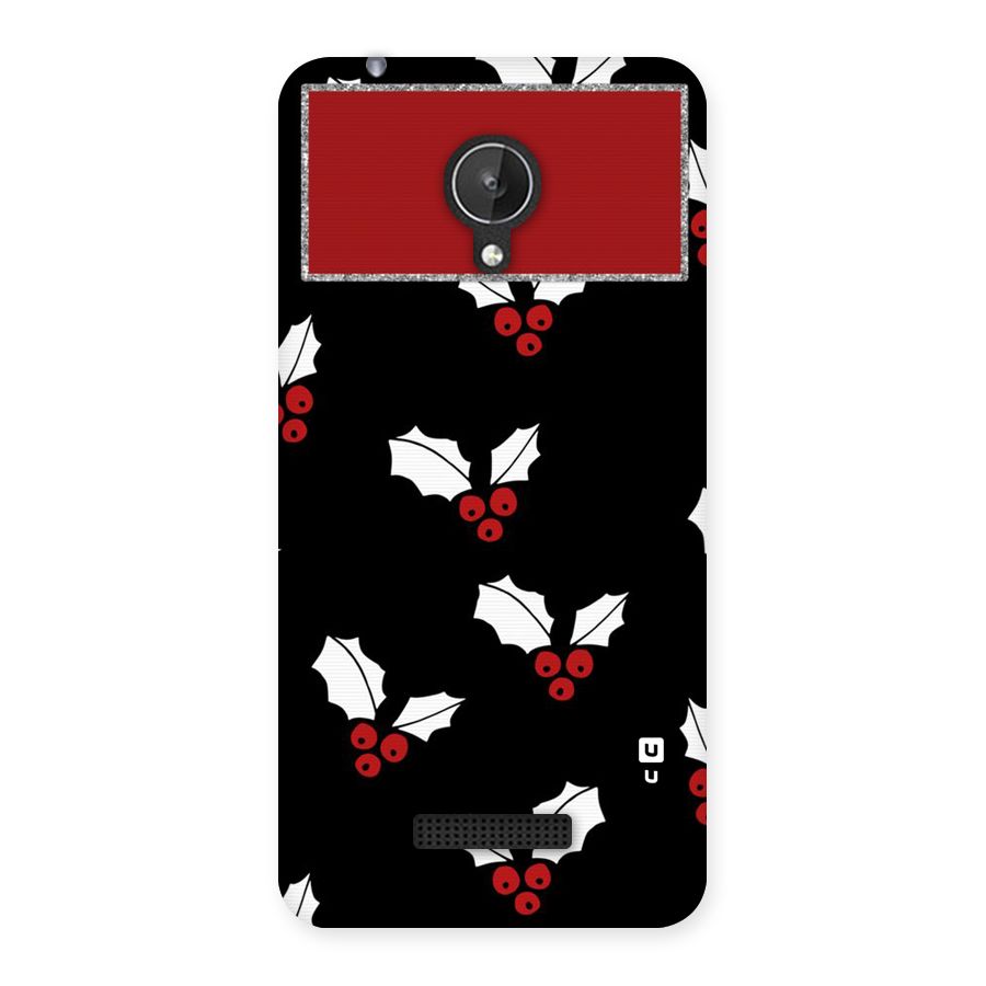 Cherry Leaf Design Back Case for Micromax Canvas Spark Q380
