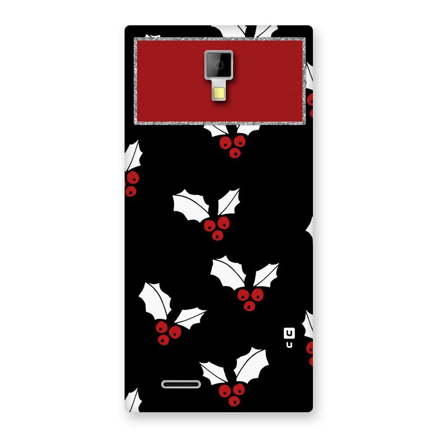 Cherry Leaf Design Back Case for Micromax Canvas Xpress A99