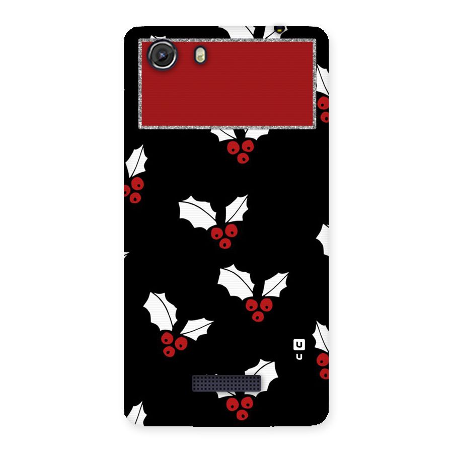 Cherry Leaf Design Back Case for Micromax Unite 3