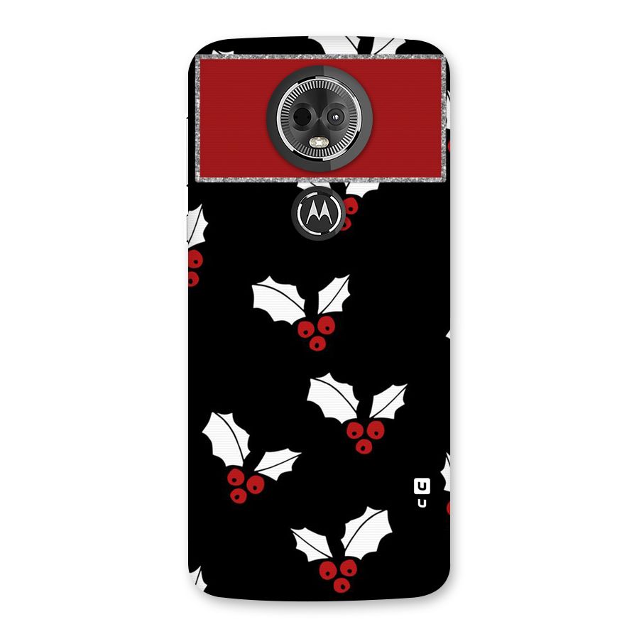 Cherry Leaf Design Back Case for Moto E5 Plus