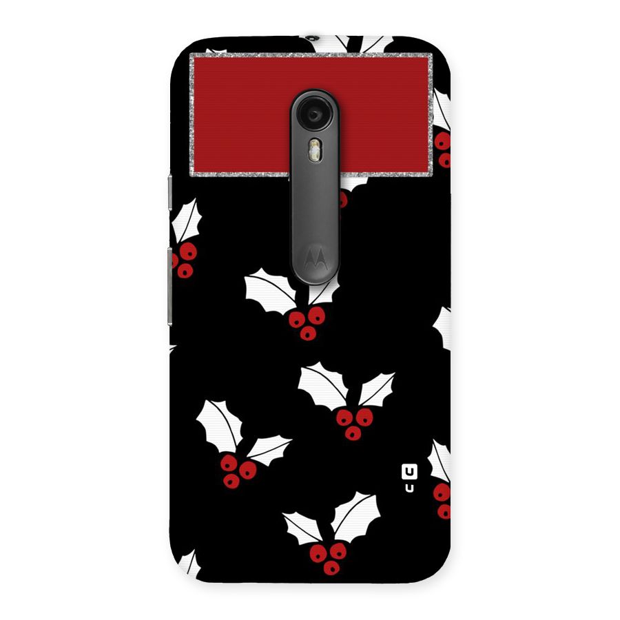 Cherry Leaf Design Back Case for Moto G3