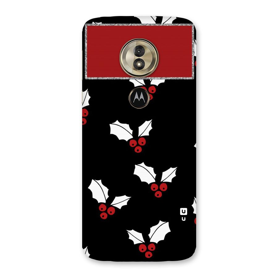 Cherry Leaf Design Back Case for Moto G6 Play