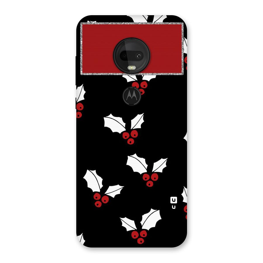 Cherry Leaf Design Back Case for Moto G7