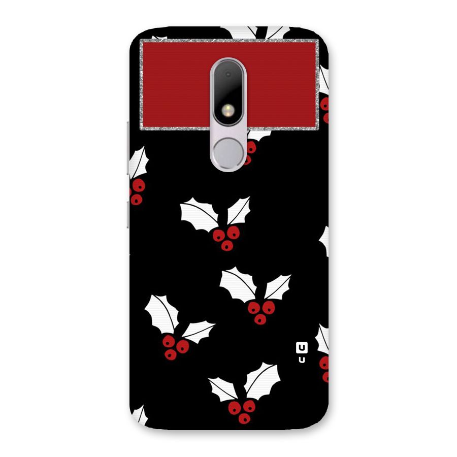 Cherry Leaf Design Back Case for Moto M