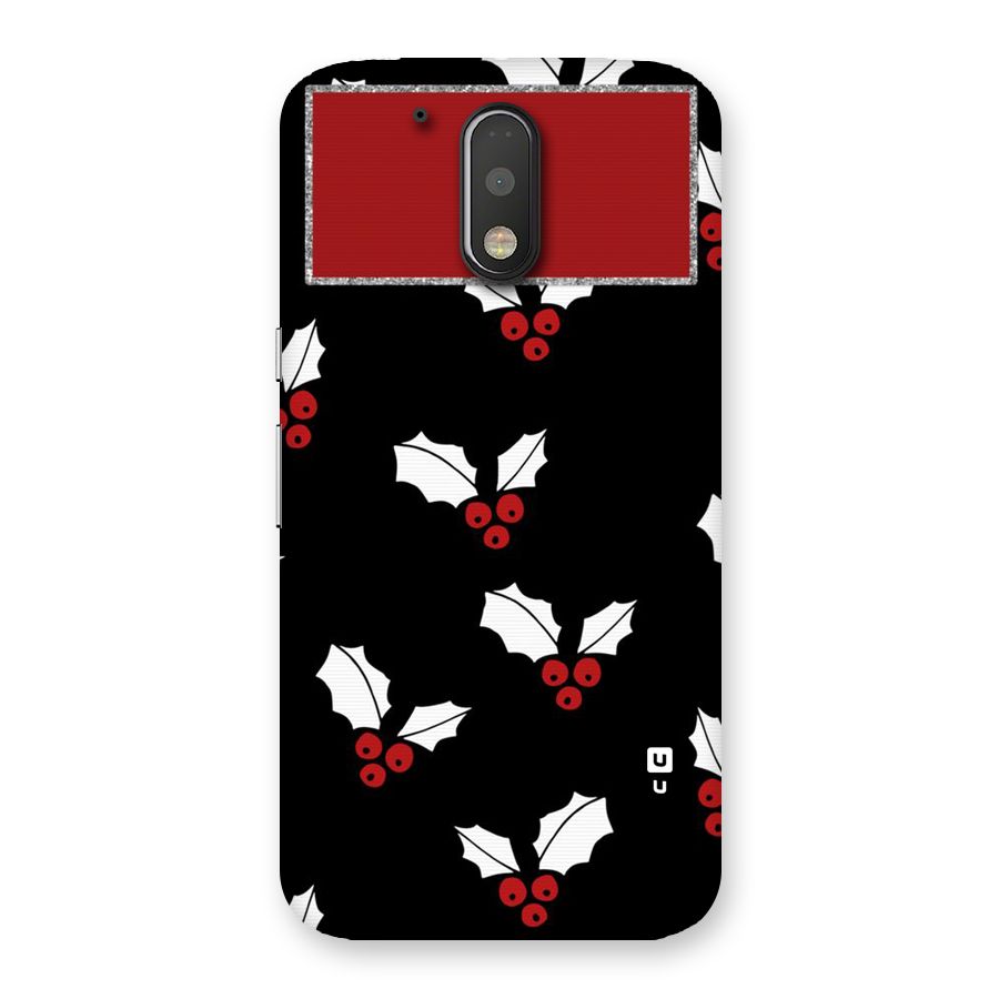 Cherry Leaf Design Back Case for Motorola Moto G4
