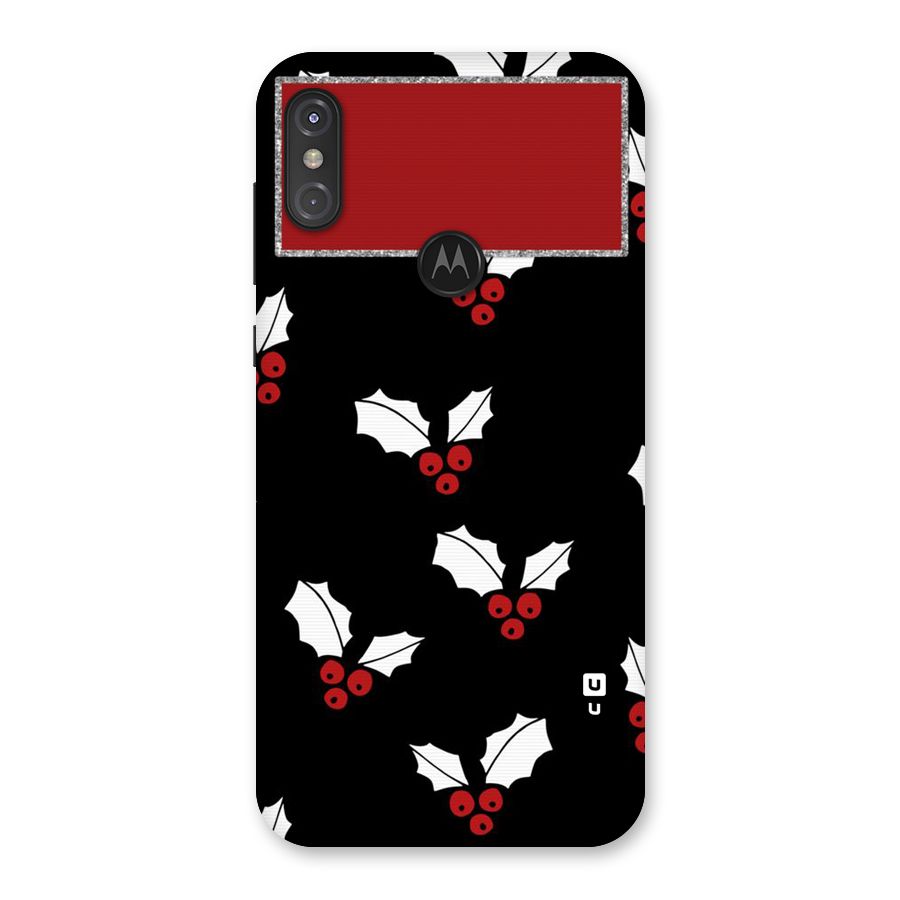 Cherry Leaf Design Back Case for Motorola One Power