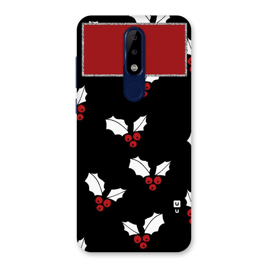 Cherry Leaf Design Back Case for Nokia 5.1 Plus