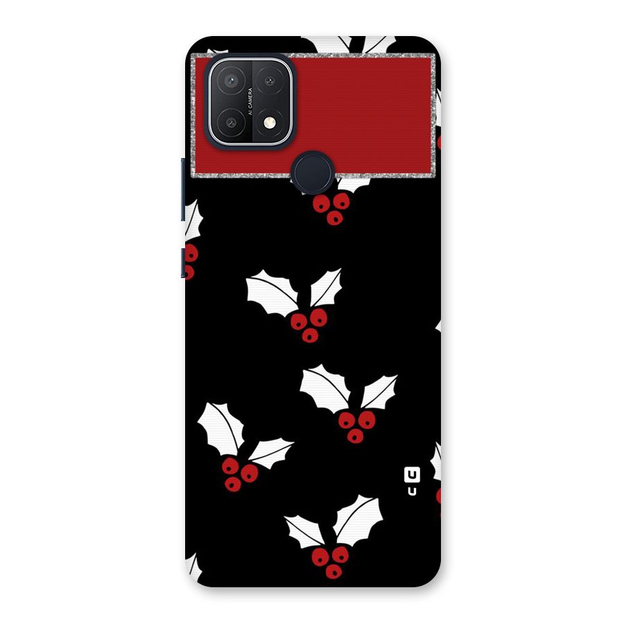 Cherry Leaf Design Back Case for Oppo A15