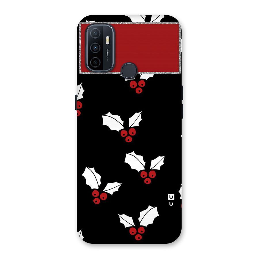 Cherry Leaf Design Back Case for Oppo A32