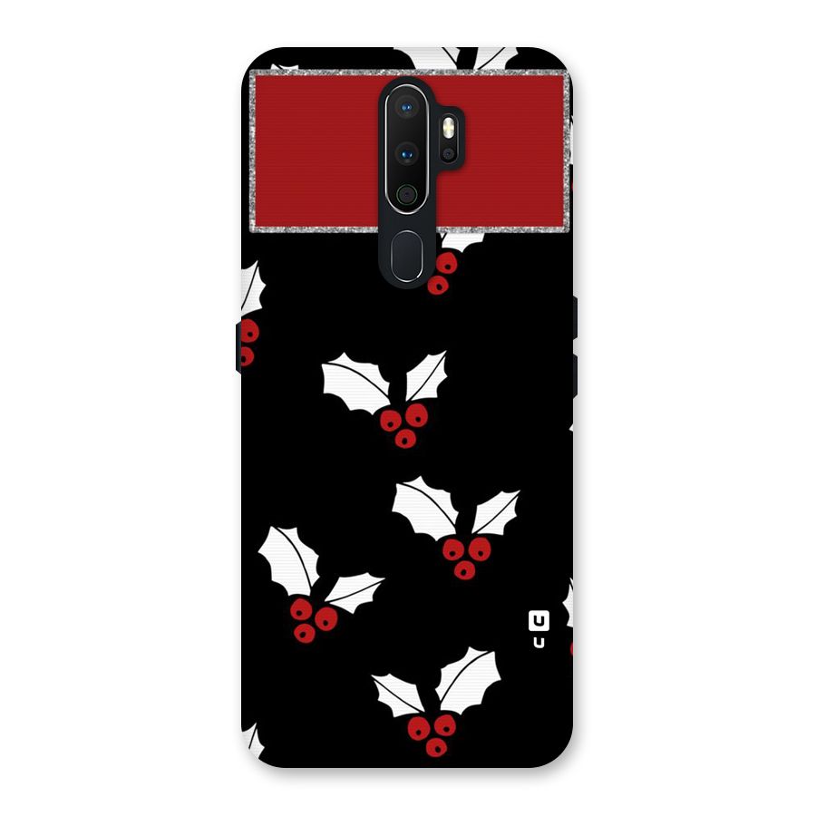 Cherry Leaf Design Back Case for Oppo A5 (2020)