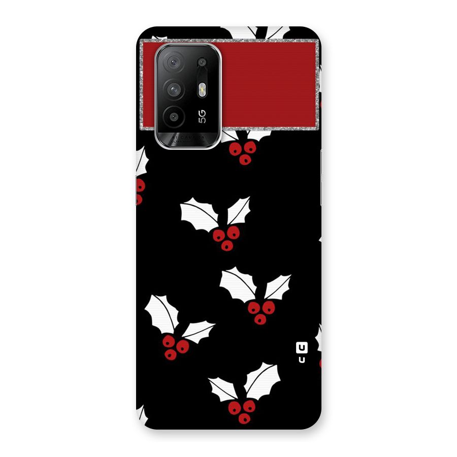 Cherry Leaf Design Back Case for Oppo F19 Pro Plus 5G