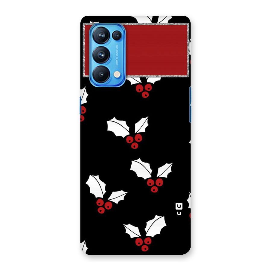 Cherry Leaf Design Back Case for Oppo Reno5 Pro 5G