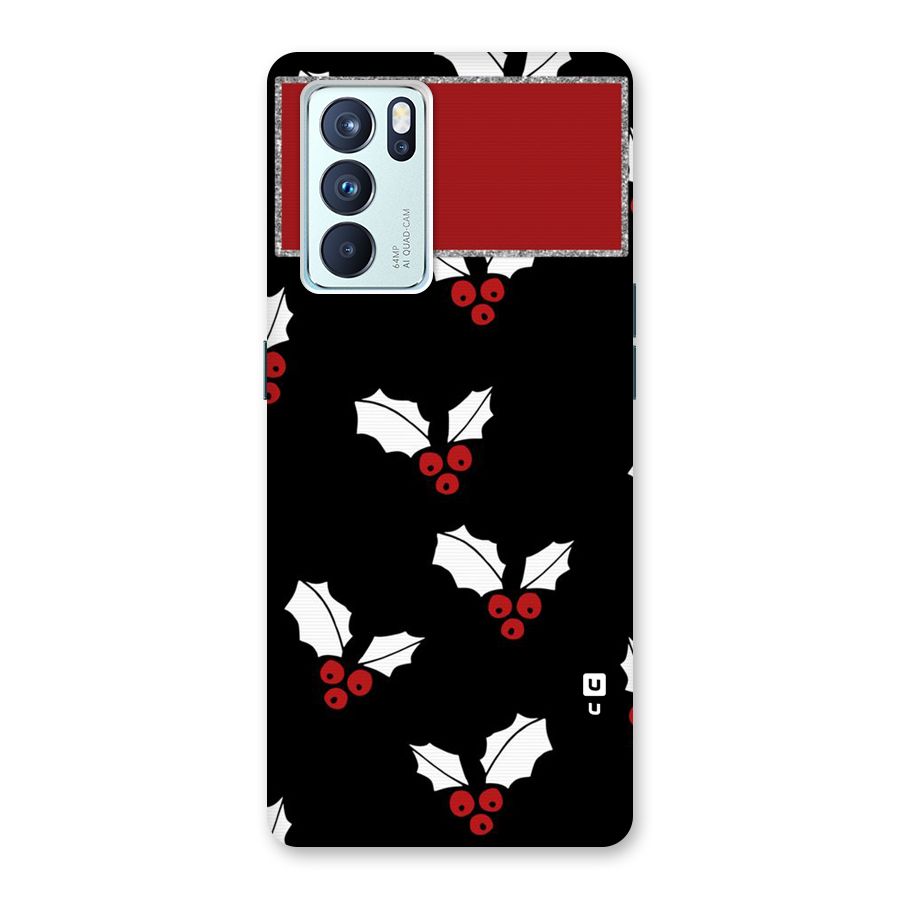 Cherry Leaf Design Back Case for Oppo Reno6 Pro 5G