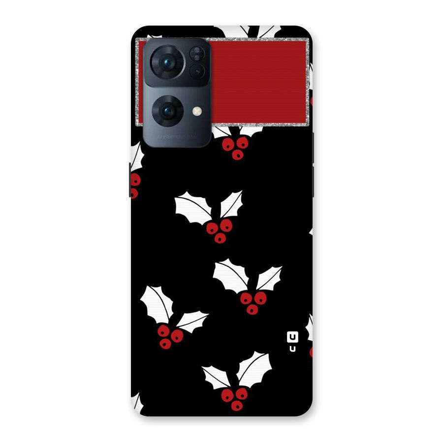 Cherry Leaf Design Back Case for Oppo Reno7 Pro 5G