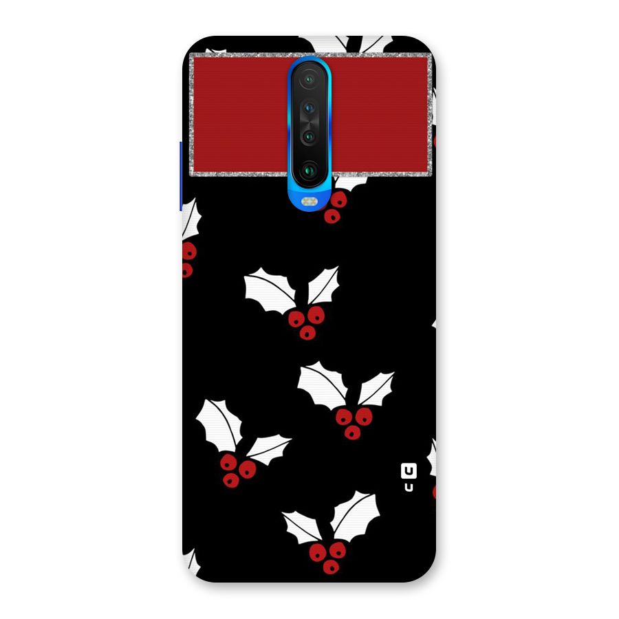 Cherry Leaf Design Back Case for Poco X2
