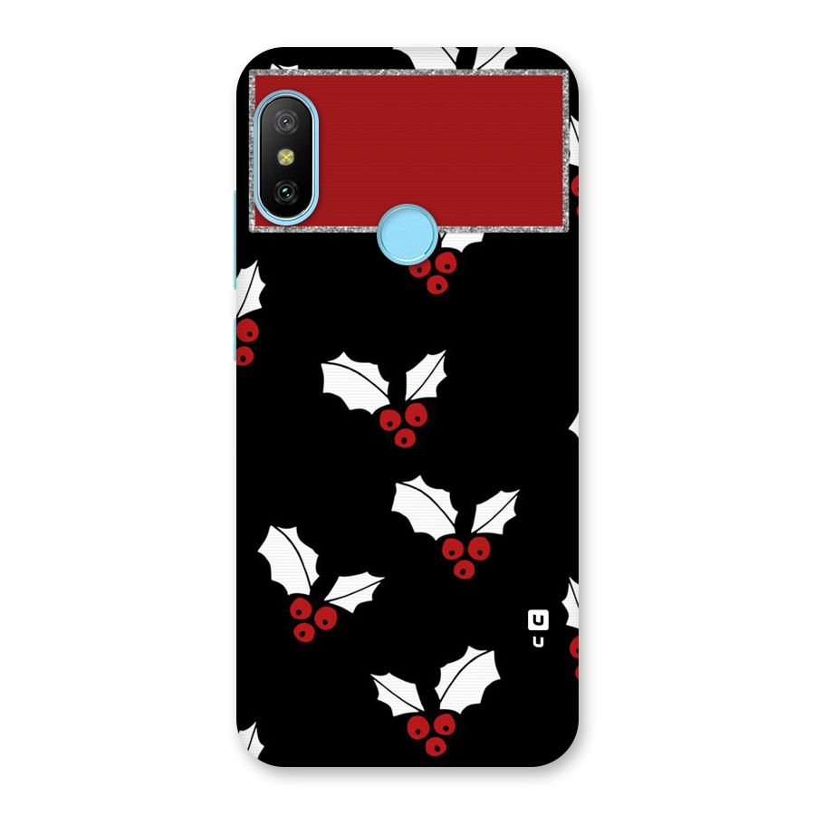 Cherry Leaf Design Back Case for Redmi 6 Pro