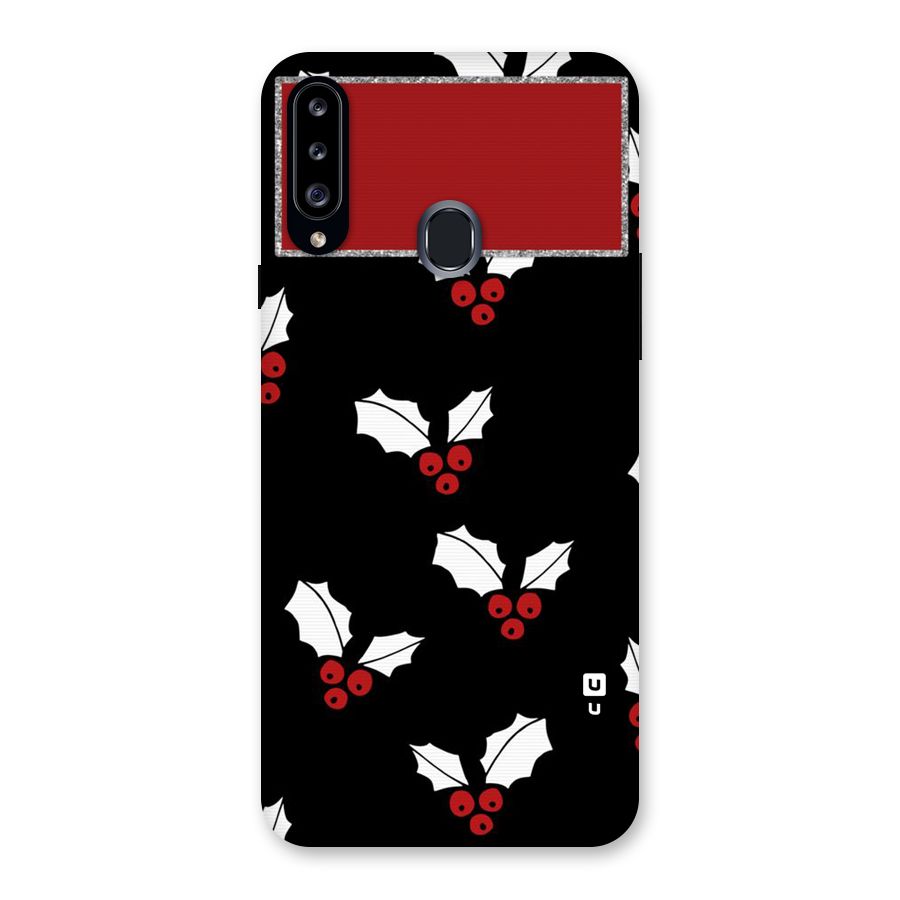 Cherry Leaf Design Back Case for Samsung Galaxy A20s