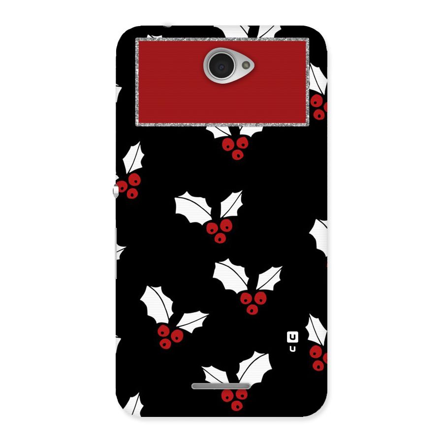Cherry Leaf Design Back Case for Sony Xperia E4