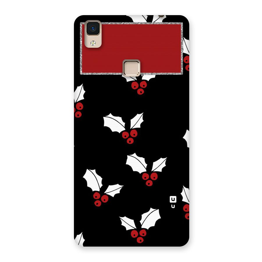 Cherry Leaf Design Back Case for V3 Max