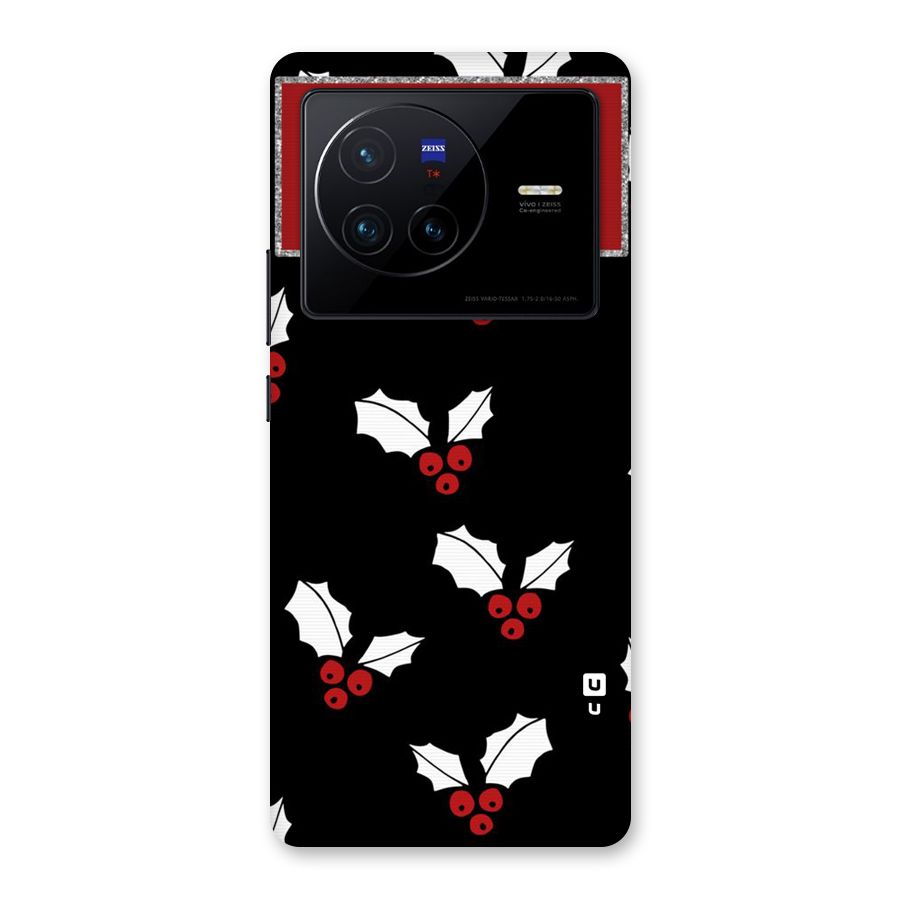 Cherry Leaf Design Back Case for Vivo X80
