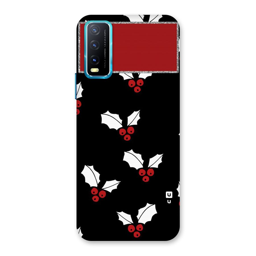 Cherry Leaf Design Back Case for Vivo Y20G