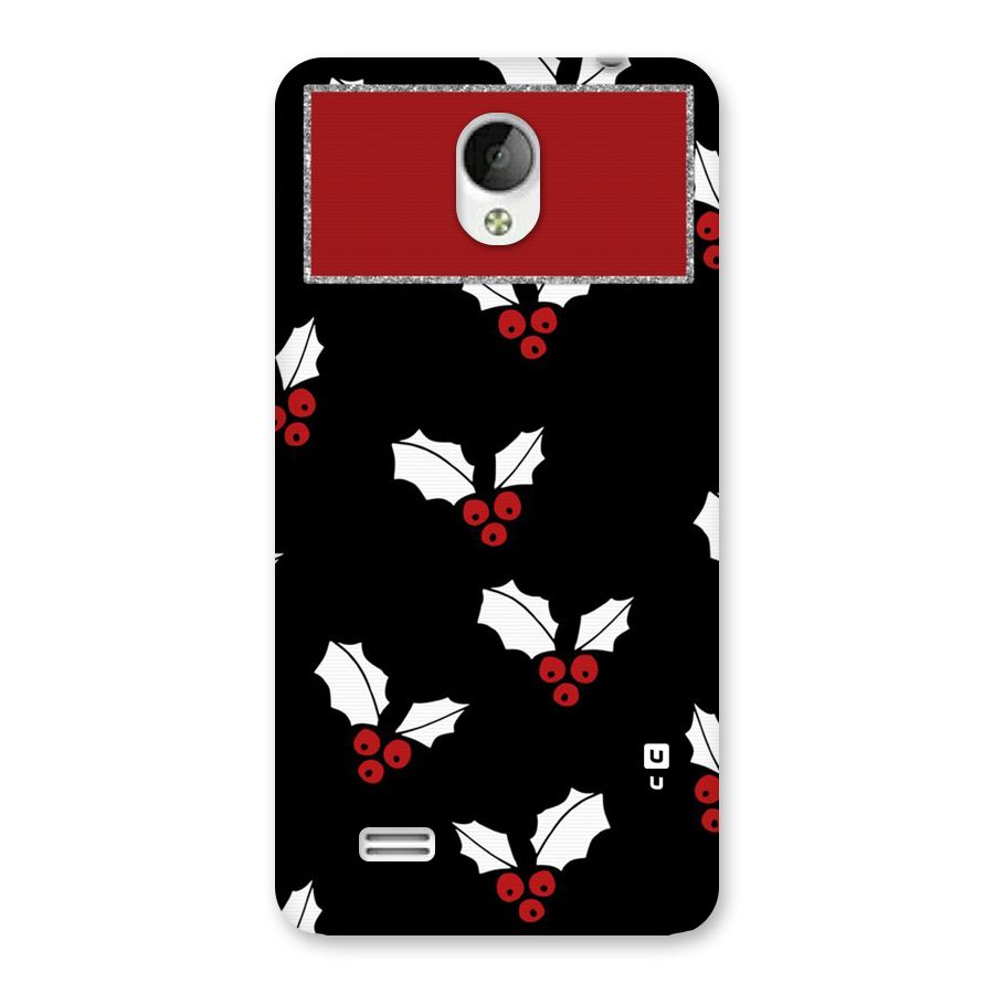 Cherry Leaf Design Back Case for Vivo Y21