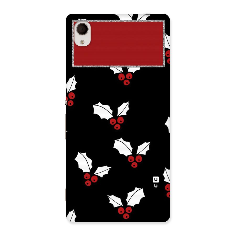 Cherry Leaf Design Back Case for Xperia M4 Aqua