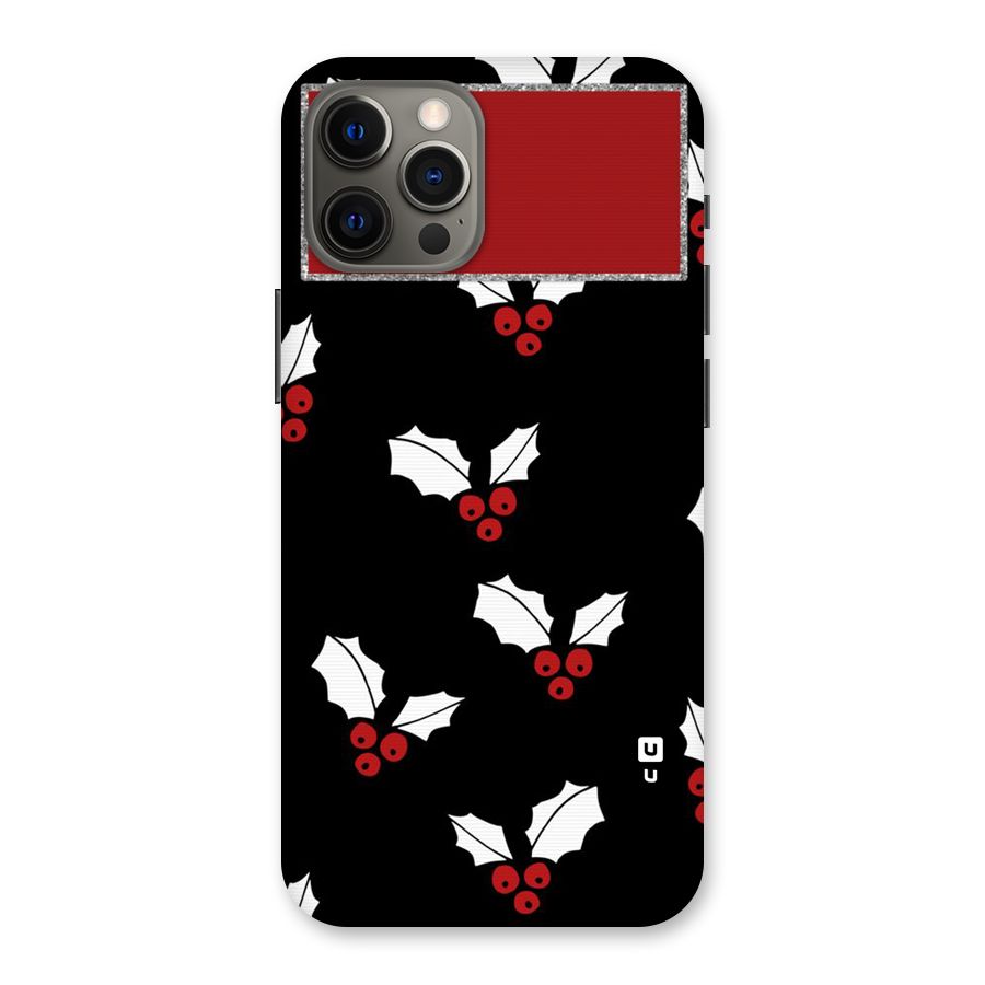 Cherry Leaf Design Back Case for iPhone 12 Pro Max