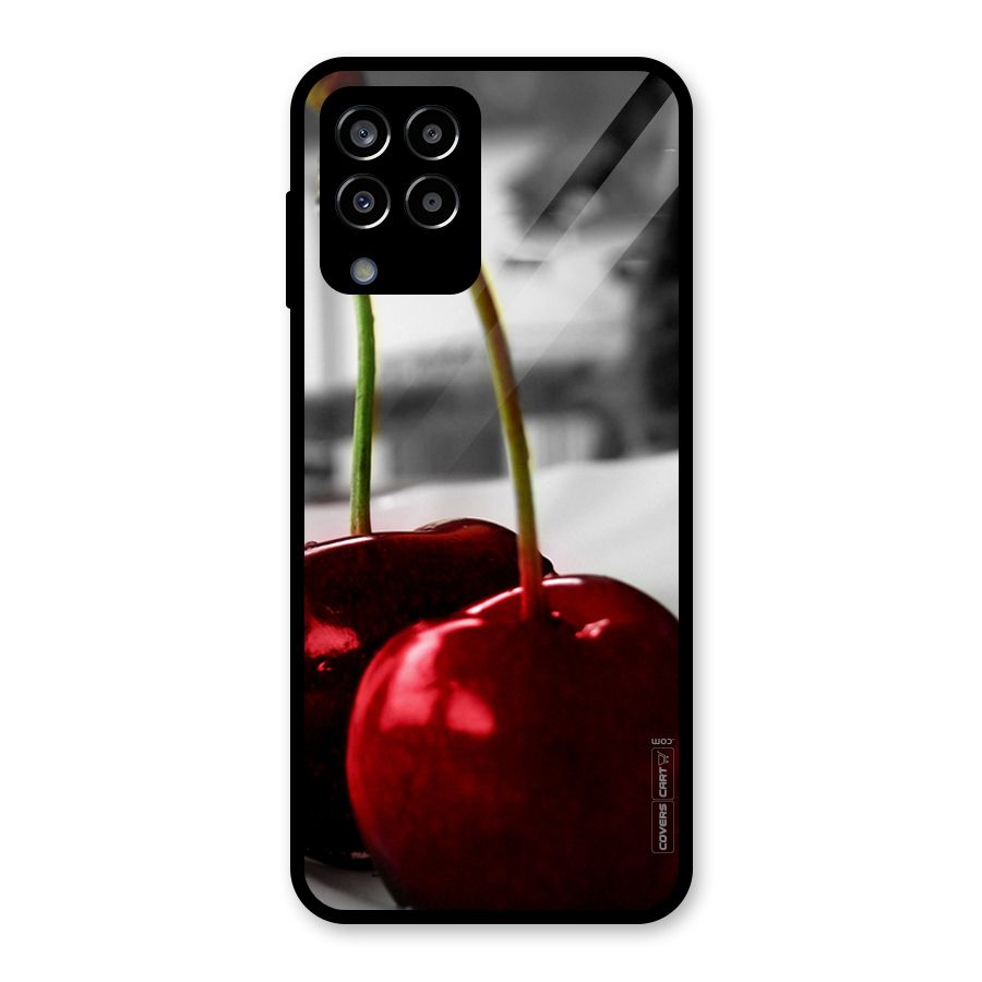 Cherry Photography Glass Back Case for Galaxy M33
