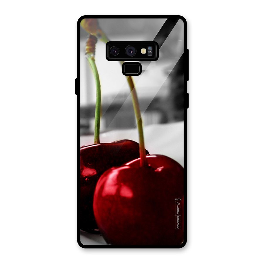Cherry Photography Glass Back Case for Galaxy Note 9
