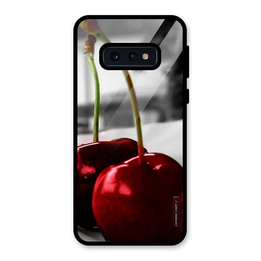 Cherry Photography Glass Back Case for Galaxy S10e