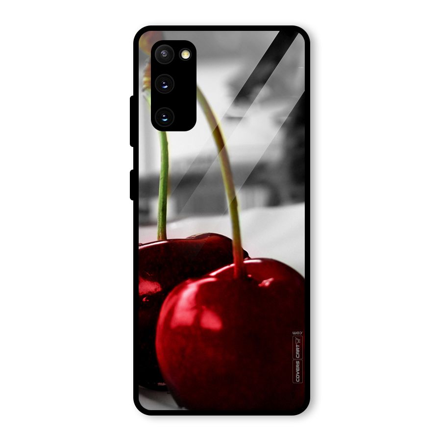 Cherry Photography Glass Back Case for Galaxy S20 FE