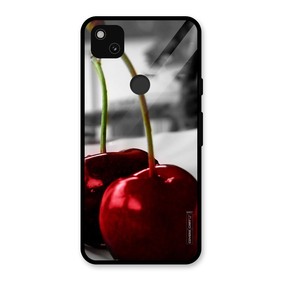 Cherry Photography Glass Back Case for Google Pixel 4a
