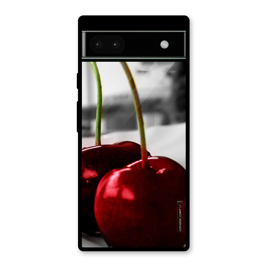 Cherry Photography Glass Back Case for Google Pixel 6a