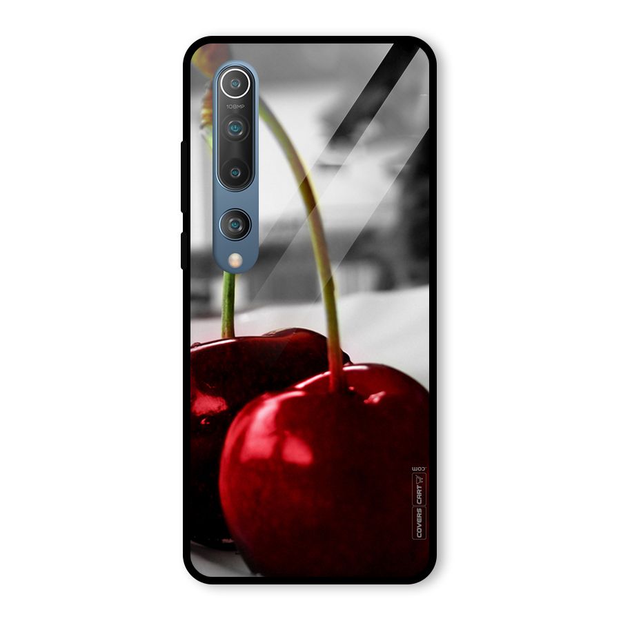 Cherry Photography Glass Back Case for Mi 10