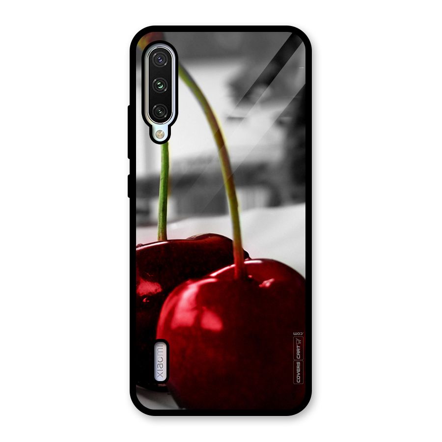 Cherry Photography Glass Back Case for Mi A3