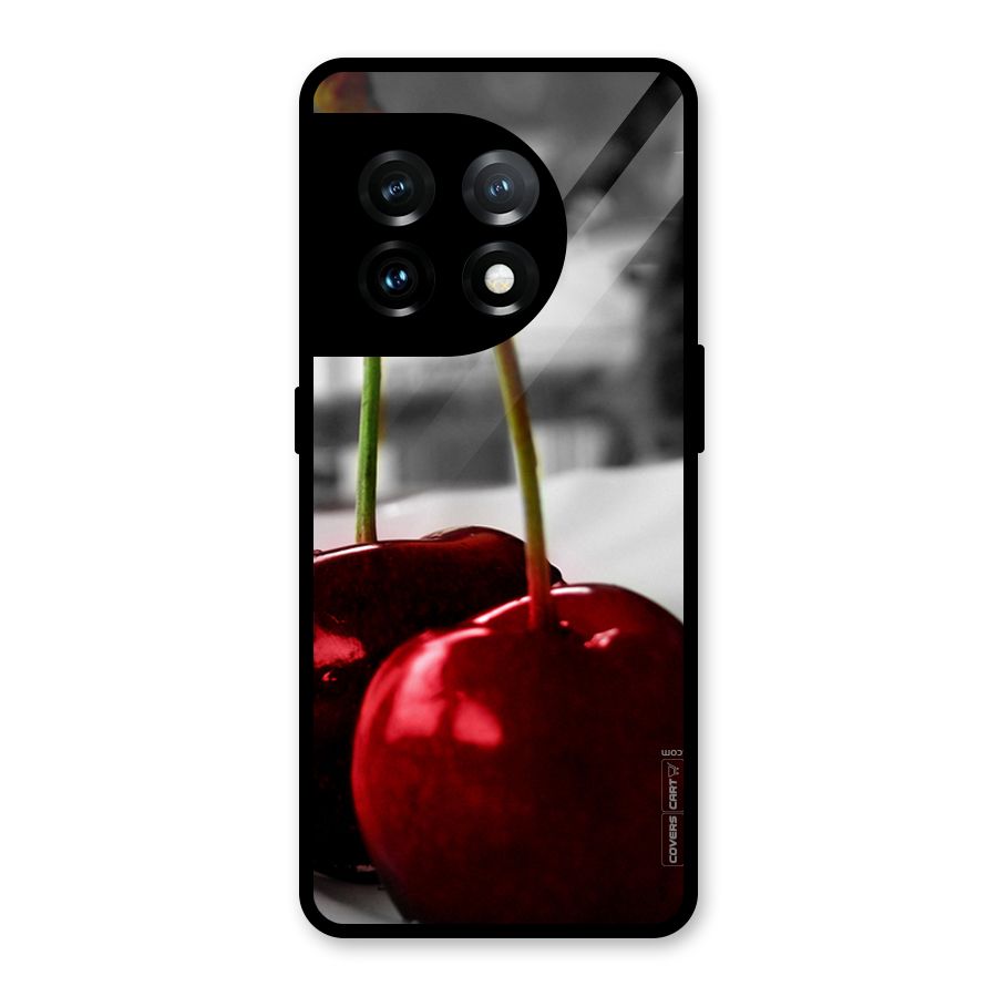 Cherry Photography Glass Back Case for OnePlus 11
