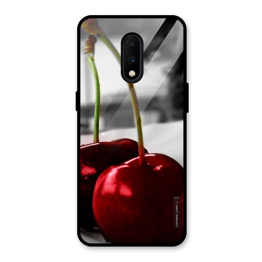 Cherry Photography Glass Back Case for OnePlus 7