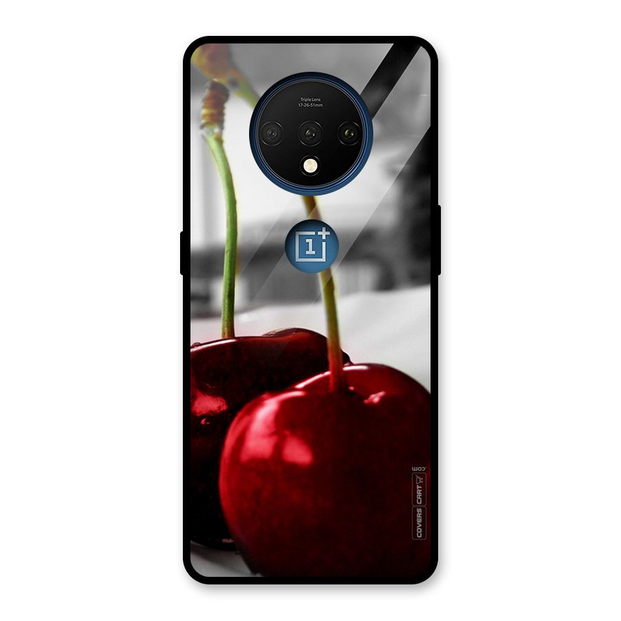 Cherry Photography Glass Back Case for OnePlus 7T