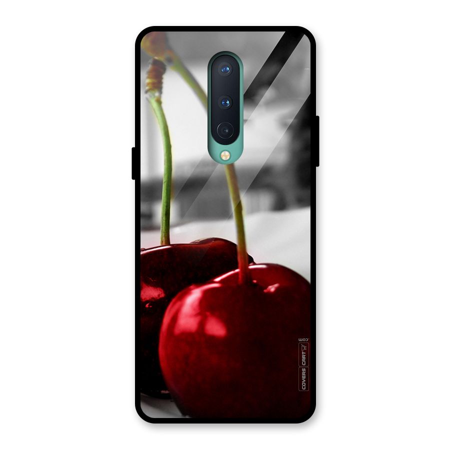 Cherry Photography Glass Back Case for OnePlus 8