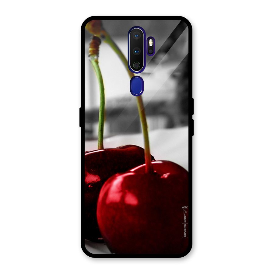 Cherry Photography Glass Back Case for Oppo A9 (2020)