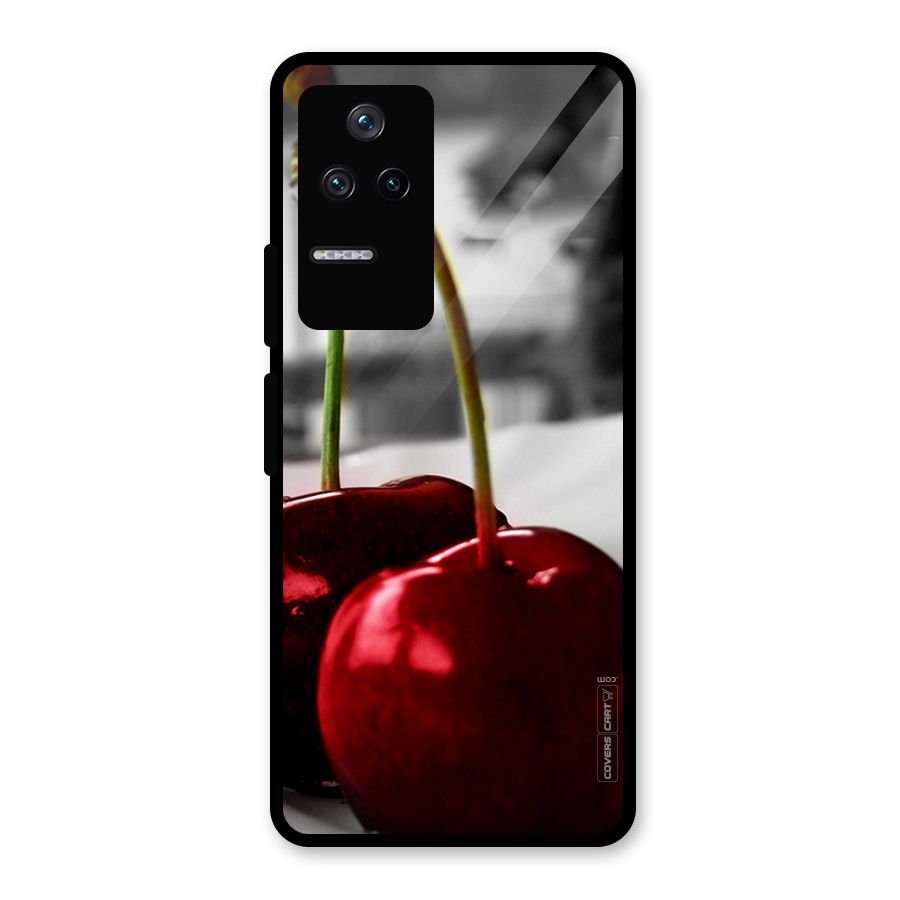 Cherry Photography Glass Back Case for Poco F4 5G
