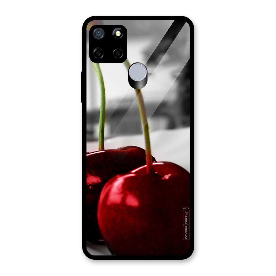 Cherry Photography Glass Back Case for Realme C12