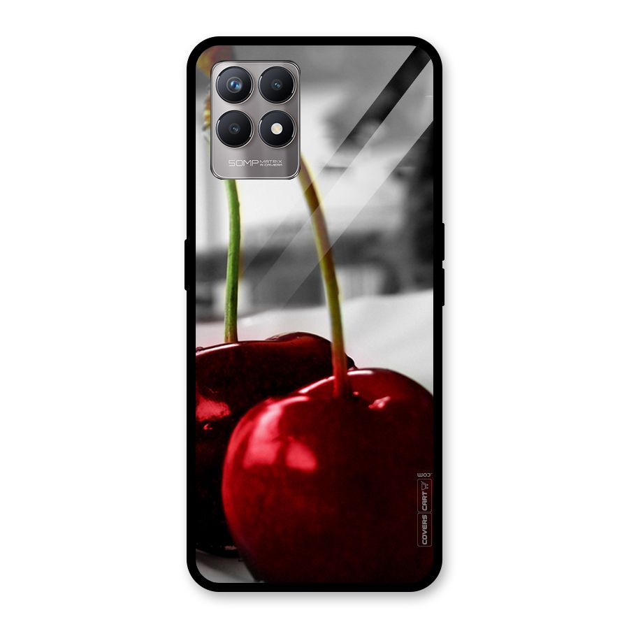 Cherry Photography Glass Back Case for Realme Narzo 50