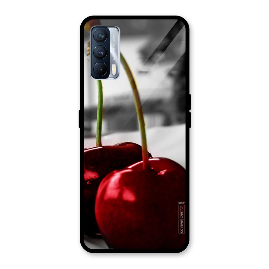 Cherry Photography Glass Back Case for Realme X7