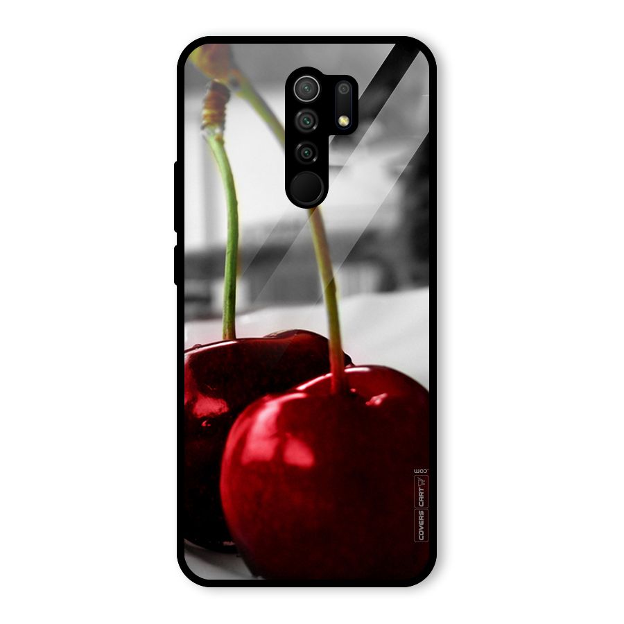 Cherry Photography Glass Back Case for Redmi 9 Prime